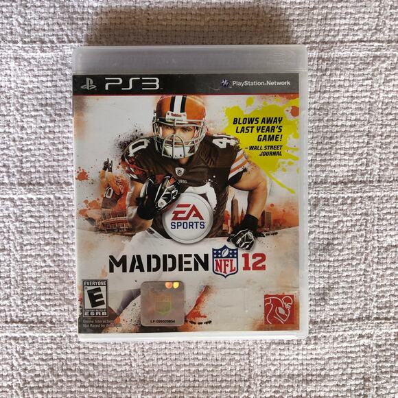 Madden NFL 12 PS3 PlayStation 3 Complete CIB EA Sports E for Everyone - Picture 1 of 4